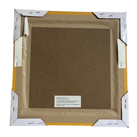 Design District Miami Art Studio Bunny w/ Toilet Paper Hat Framed Wall Art Gold - Picture 6 of 6